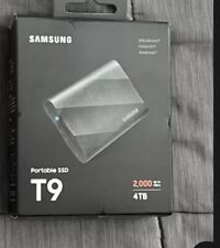 Samsung T9 4TB 2,000 MB/s Read Portable SSD USB 3.2 Gen. 2 - Black SEALED picture