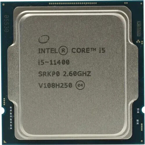 11th Gen Intel 6-Core i5-11400 2.6GHz with Turbo Boost up to 4.4GHz Processor