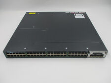 Genuine Cisco Catalyst WS-C3560X-48P-L 48-Port PoE+ Dual 715 PSU w/10G Module picture