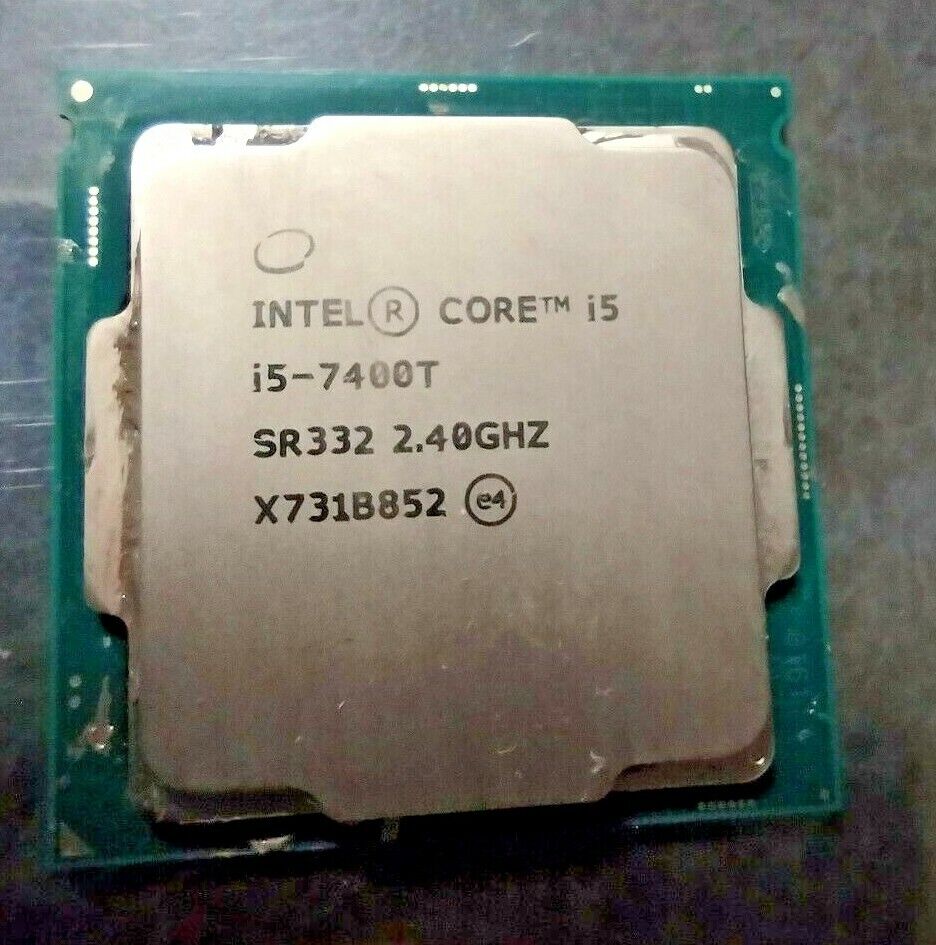Intel® Core™ i5-7400T Processor 6M Cache, up to 3.00GHz Base of 2.4GHz LGA1151