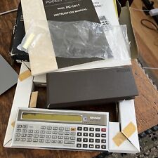 Vintage Sharppocket Computer Pc-1211/untested/original Packaging And Manuals picture