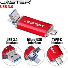 JASTER Metal USB 3.0 Flash Disk 4GB 8GB 16GB 32GB 64GB 128GB Micro USB Interface picture
