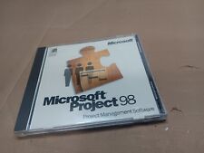 Vintage Microsoft Project 98 Project Management Software with Product cd key picture