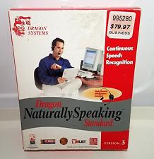 Dragon Systems Dragon Naturally Speaking Standard Version 3 Vintage Open Box picture