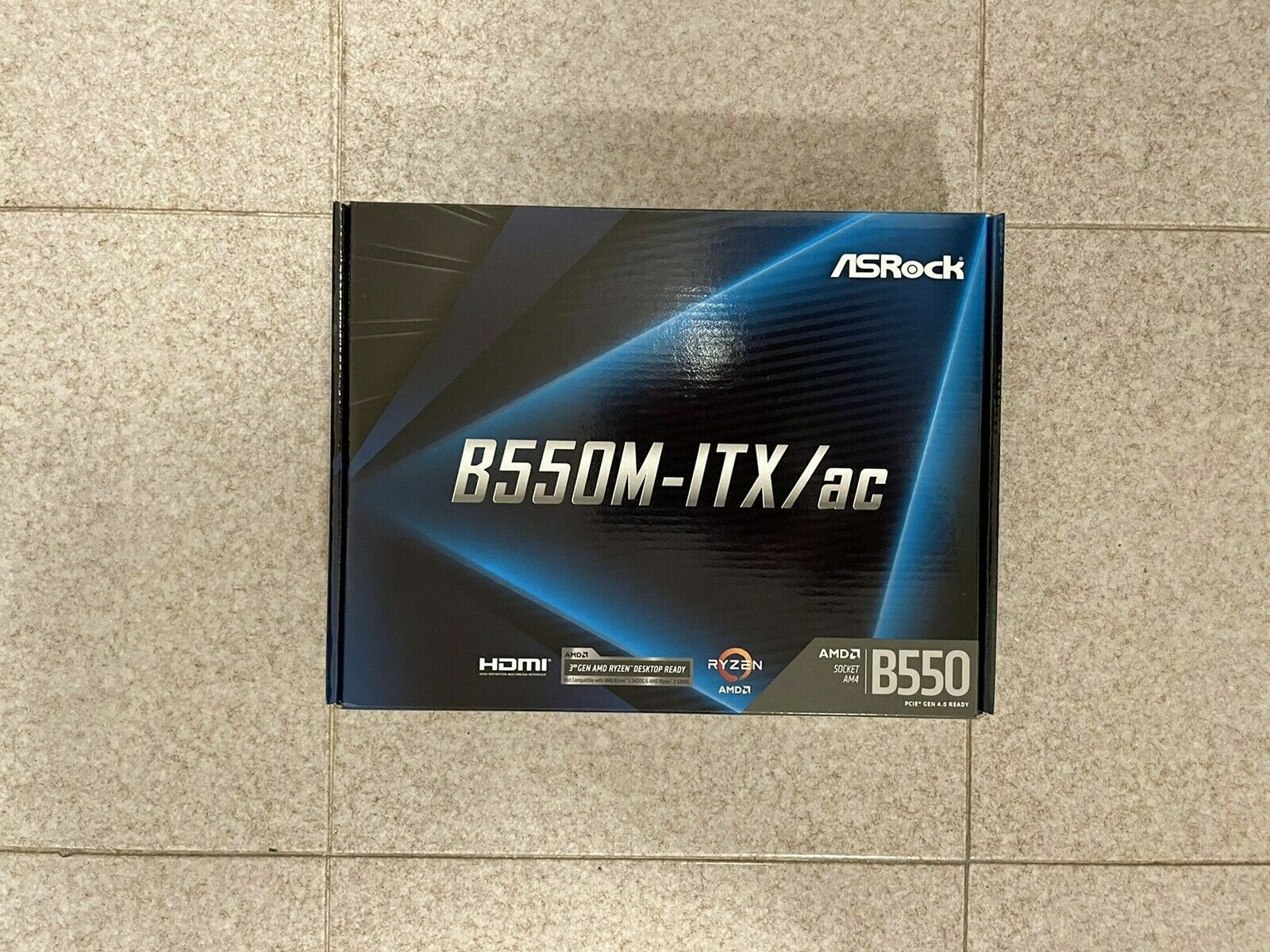 Asrock B550M-ITX/ac mini ITX motherboard Supports AMD AM4 Socket Ryzen