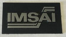 NOS Super Rare IMSAI Metal Name Plate Emblem, Vintage Computer picture