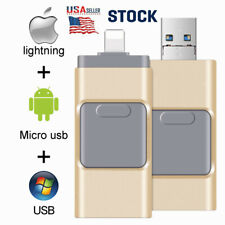 USB3.0 Flash Drive 512GB Lightning Storage Memory Stick For iPhone iOS iPad PC picture