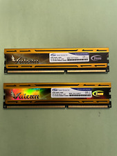 2 PC-TEAM VULCAN DDR3 8GB (2x8=16GB) 1600MHz KIT (TLYD38G1600HC10ABK) RAM Memory picture