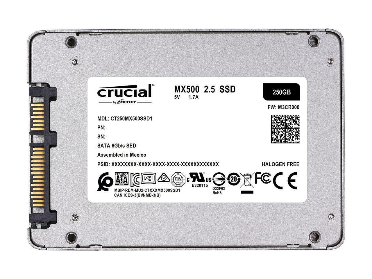 Crucial MX500 250GB 500GB 1TB 2TB 4TB 2.5\
