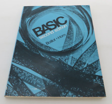 BASIC Second Edition Vintage 1979 Computer Book Boillot Horn VTG computing book picture