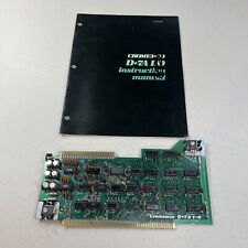 Rare Mint 1976 Cromemco S-100 D+7A Analog / Digital Board +VGC 1st Ed Manual picture