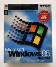 Vintage Computer Microsoft Windows 95 Upgrade Floppy Disc Big Box Edition picture