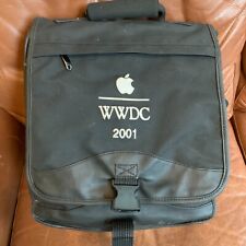 Vintage Apple computer WWDC 2001 Limited Edition Backpack Black RARE READ picture