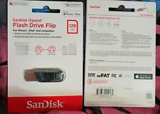 Sandisk iXpand 128gb Flash Drive Flip SDIX90N-128G-AW6NE - NEW picture
