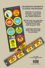 Kenner STAR WARS Vintage style mail Away Special Offer sticker sets picture