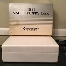 Commodore 1541 Floppy Disk Drive - Cables/Cords, Box, All Original. picture