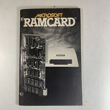 Vintage Apple II Microsoft Ramcard 1980 - Manual Only picture