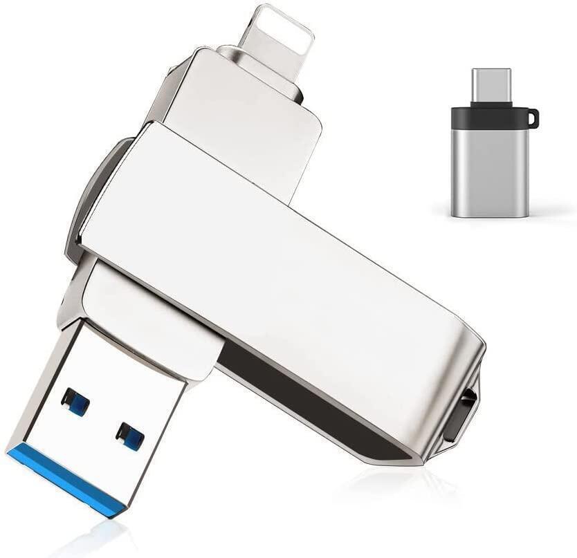 Kootion 3 IN 1 USB 3.0 32GB Flash Drive Memory Sticks Dual iOS iPhone Laptop MAC