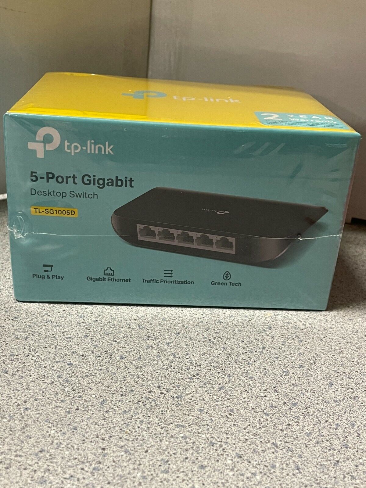 TP-Link 5 Port Gigabit Ethernet Network Switch TL-SG1005D Brand New unopened