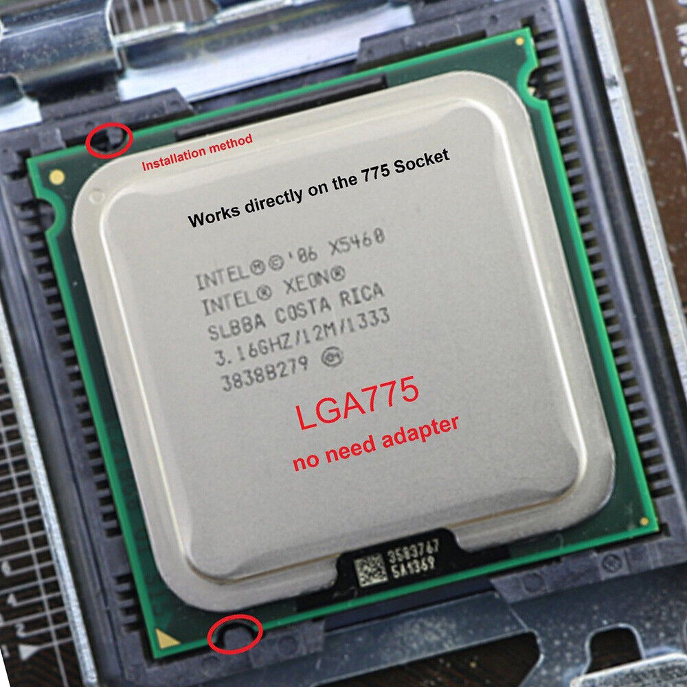 Intel Xeon X5460 Quad-Core 3.16GHz 12MB LGA 775 CPU SLANP