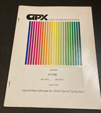APX Atari Program Exchange ATTANK Game Booklet ONLY User-Written Software Rare picture
