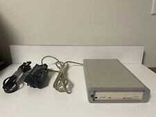 Vintage Lacie 107387R 52x24x52x External CD-RW Drive With All Cords Shown picture