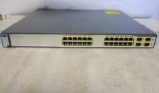 Cisco Catalyst WS-C3750-24PS-S 24-Ports PoE Ethernet Switch picture
