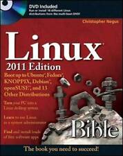Linux Bible 2011 Edition: Boot up to Ubuntu, Fedora, KNOPPIX, Debian, ope - GOOD picture