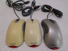 LOT OF 3 Vintage Microsoft USB Mice - X08-70385, X08-71118, X04-91789 picture