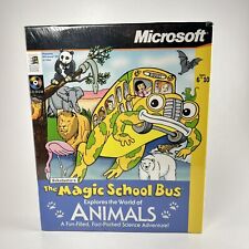 Vintage Microsoft Scholastic's The Magic School Bus Explores The Animals picture