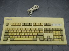 Dell Wired PS/2 Mechanical Keyboard Mainframe AT101 Yellow Discolored picture