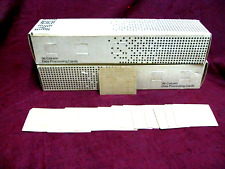 10 BROWN Vintage NOS IBM 96 Col SHORT Data Processing punch Cards 3700 SYSTEM/3 picture