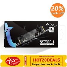 Netac 4TB 2TB Internal Gaming SSD PCIe 4.0x4 NVMe 7300MB/s Solid State Drive lot picture