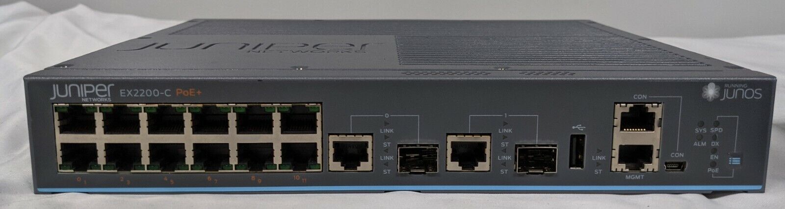 Juniper Networks EX2200-C-12P-2G 12-Port Gigabit Ethernet Switch