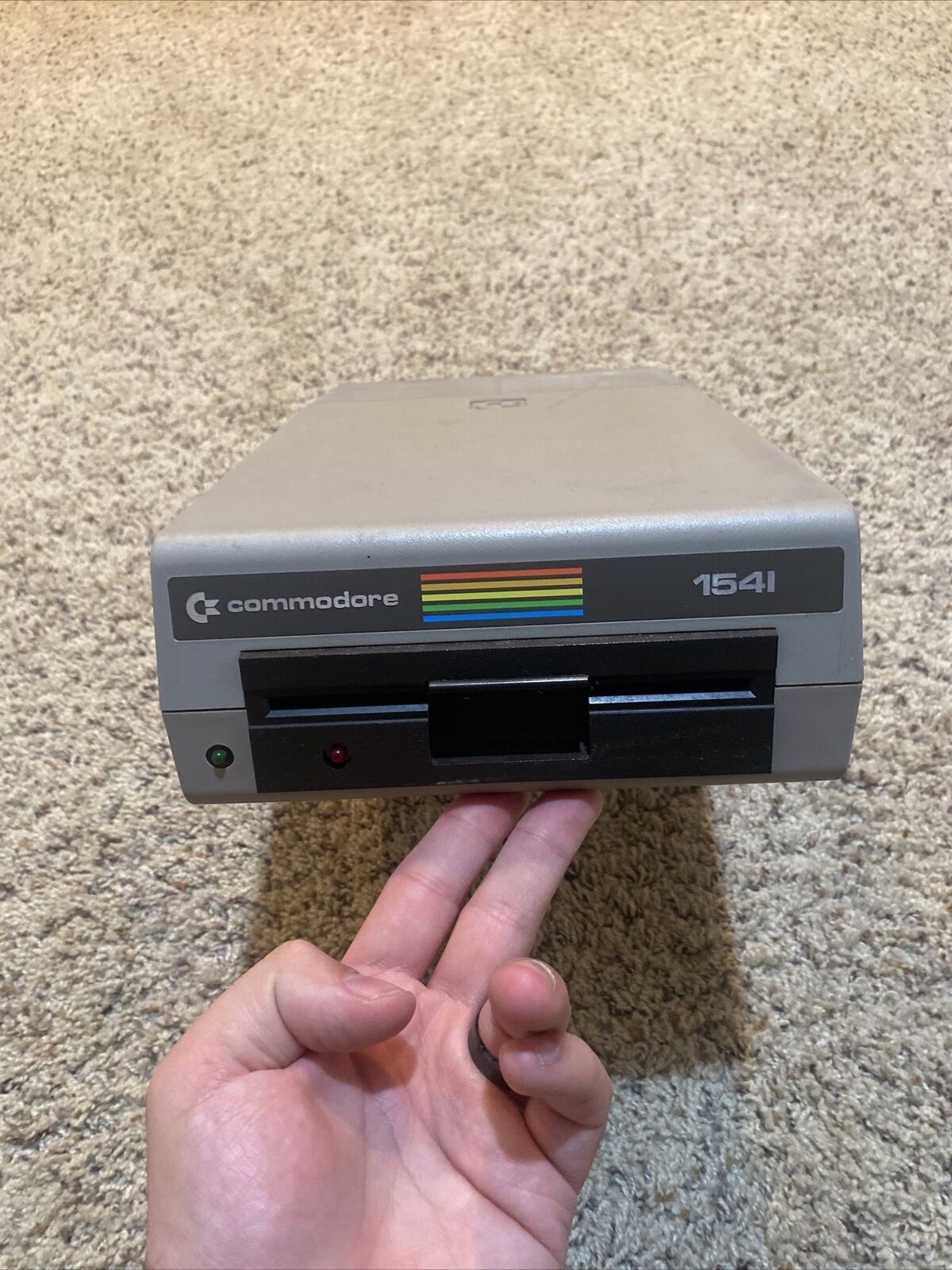 Vintage Commodore 64 Disk Drive 1541 Untested As Is 
