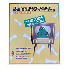 Vintage The HotDog Web Editor 1996 Professional 2.0 NOS picture