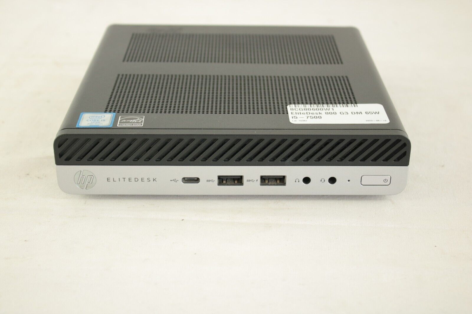 HP EliteDesk 800 G3 DM 65W w/ Core i5-7500 CPU @3.5GHz - 8GB RAM - No HDD/SSD/OS
