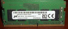Micron 8GB DDR4 1Rx16 PC4-3200AA Laptop RAM Memory MTA4ATF1G64HZ-3G2E2 picture