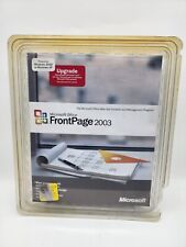 Vintage Microsoft Office Front Page 2003 in Original Box Blister Rare picture