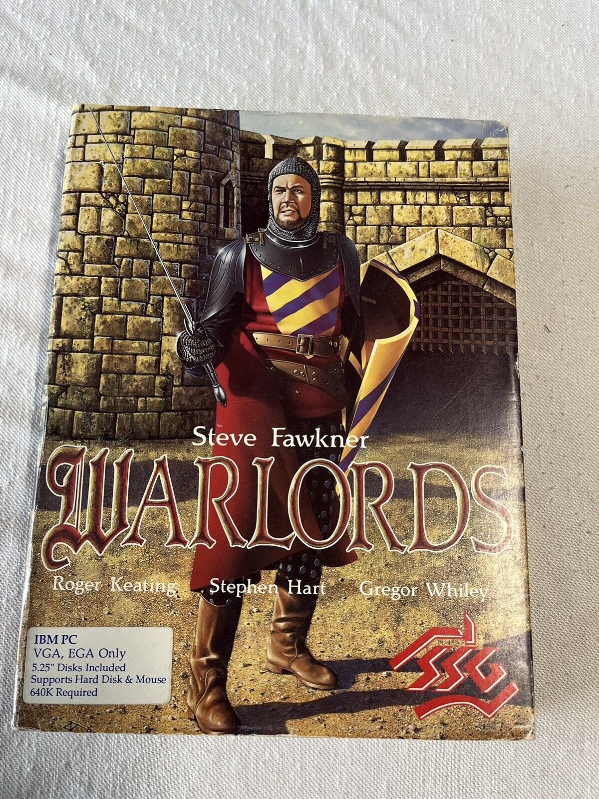 Warlords IBM Vintage Big Box Floppy Disk PC Game, Complete