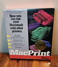Vintage 1989 MacPrint Version 1.2 HP Printer Software Macintosh Computers SEALED picture