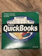 QuickBooks Pro Version 6.0 Vintage Windows 95 PC Software w/serial picture