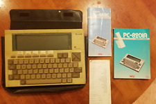 Vintage NEC PC-8201A Portable Computer 80C85 - For Parts with Soft Case picture