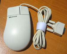 Vintage Microsoft 2 Button Serial Mouse 2.1A Mechanical Ball 63613 VG CONDITION picture