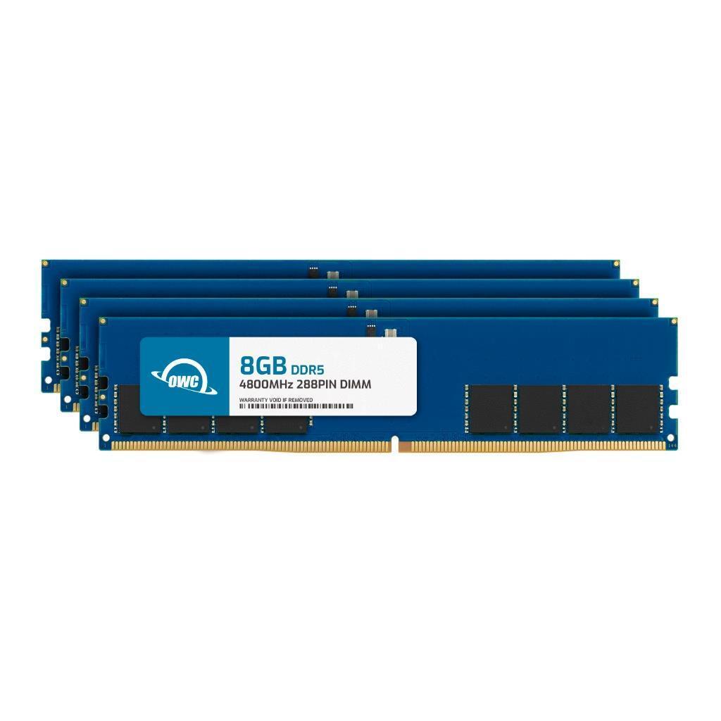 OWC 32GB (4x8GB) DDR5 4800MHz 1Rx8 Non-ECC 288-pin DIMM Memory RAM