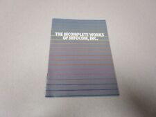 Vintage 1984 The incomplete works of infocom inc sales brochure picture