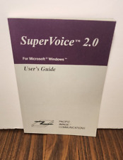 Vintage SuperVoice 2.0 for Microsoft Windows User's Guide Manual - 1994 picture