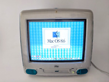 Apple iMac G3 333MHz 64MB 6GB OS 8.6 1999 Blue Vintage Computer Working picture