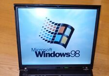 IBM Thinkpad T41 vintage laptop 14 inch Screen, 40GB HD, Windows 98 SE picture