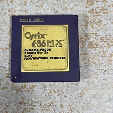 UNTESTED Vintage Cyrix 6x86MX-PR200 75MHz Processor CPU Gold picture